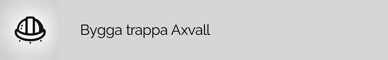 Bygga trappa Axvall